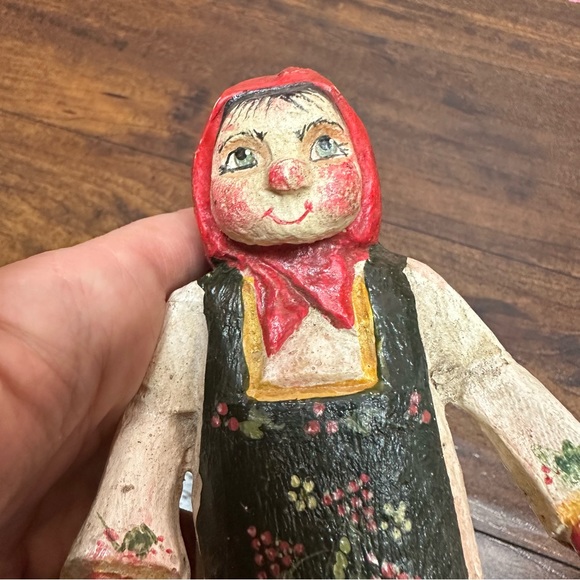 House of Hatten 1989 12 Days of Christmas 8 Maids-a-Milking Ornament Denise C - Picture 1 of 6